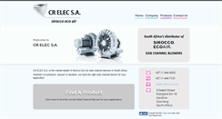 Desktop Screenshot of crelec.co.za